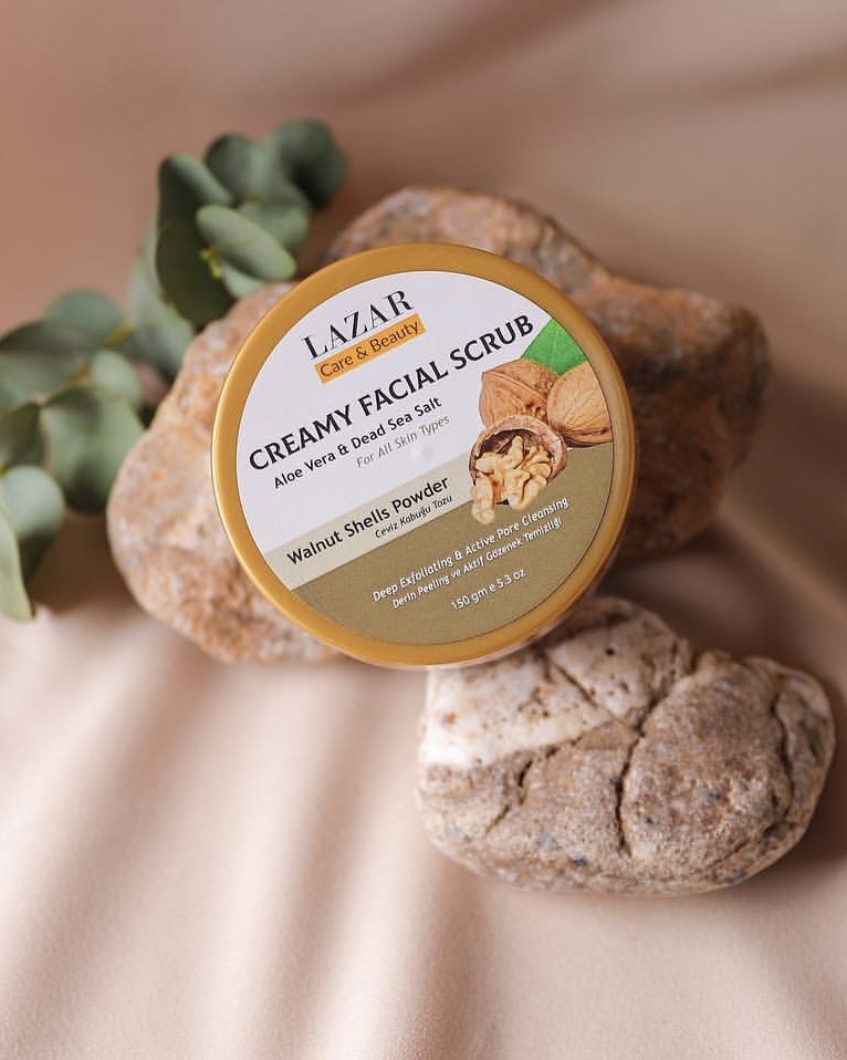 scrub cream with dead sea minerals