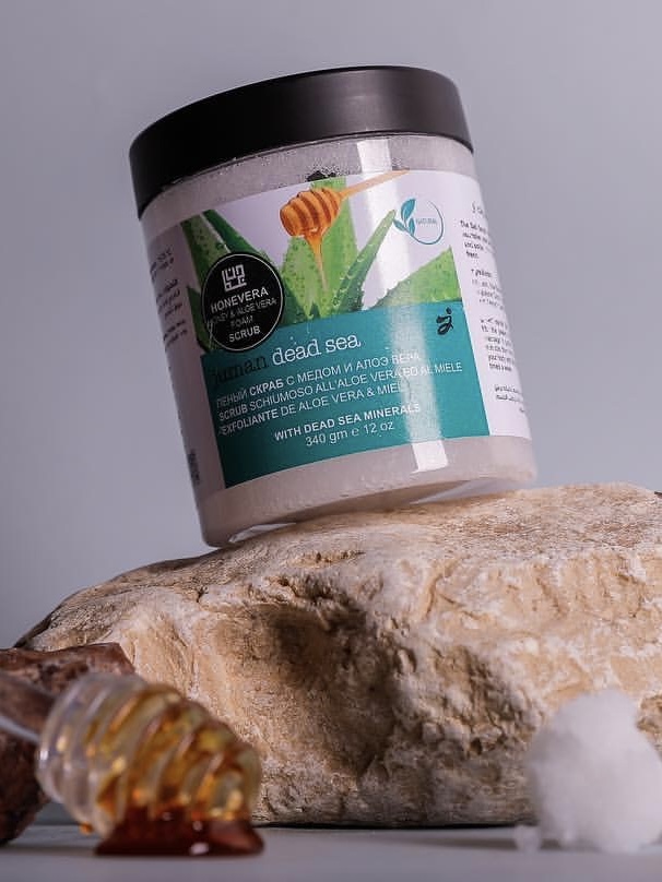 honey & aloe vera foam scrub