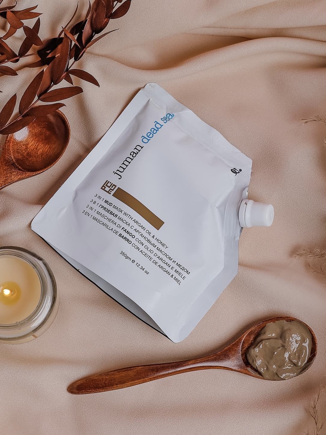 (3-in-1) mud mask with argan oil and honey